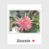 Bromelia Bloem Sticker (Vel)