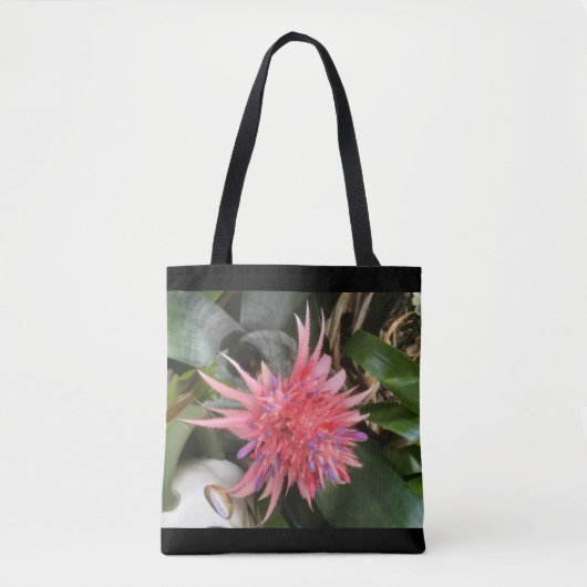 Bromelia Bloem Tote Bag (Voorkant)