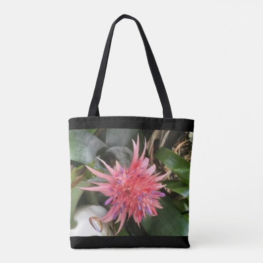 Bromelia Bloem Tote Bag (Achterkant)