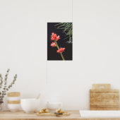 Bromeliad Flowers en Stem Poster (Keuken)
