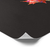Bromeliad Flowers en Stem Poster (Hoek)
