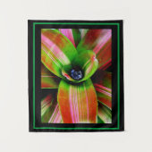 Bromeliad hart Tapestry Wandkleed (Voorkant)