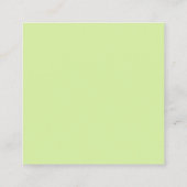 Bromeliad-macrofotografie Vierkante Visitekaartje (Achterkant)