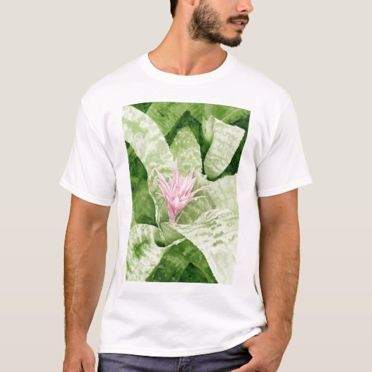 Bromeliad Mannen Shirt (Voorkant)