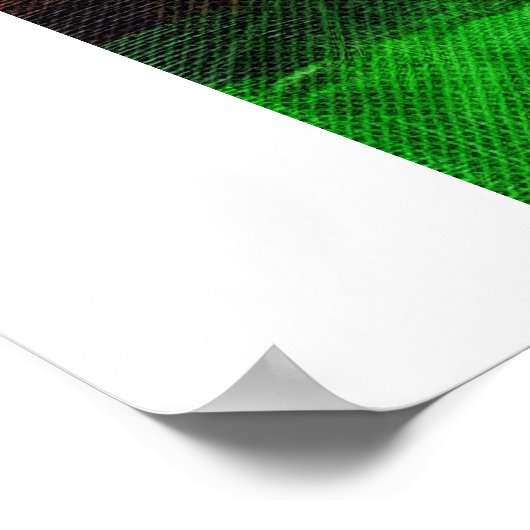 Bromeliad, olieverf, tropisch Collectie Poster (Hoek)