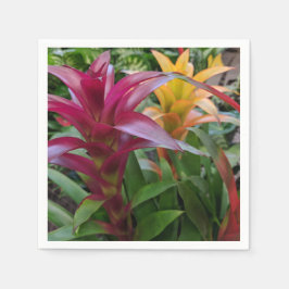 Bromeliad papieren servet