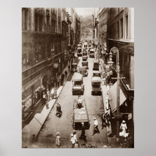 Bromfield Street Boston Massachusetts 1916 Poster