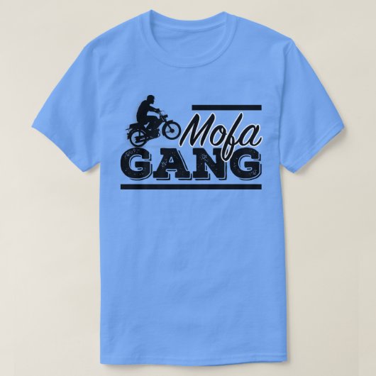 bromfietsen - motorfiets motorfiets met bromfiets t-shirt (Design voorkant)