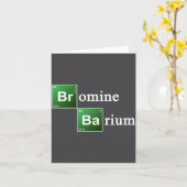 Bromine And Barium Periodic Table Chemistry Elemen Kaart (Gele Bloem)