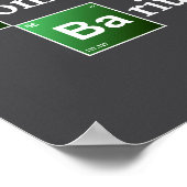 Bromine And Barium Periodic Table Chemistry Elemen Poster (Hoek)