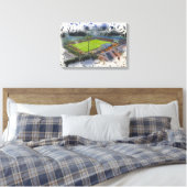 Bromley FC Hayes Lane Stadion Matchday Canvas Afdruk (Insitu (Slaapkamer))