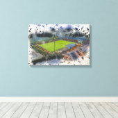 Bromley FC Hayes Lane Stadion Matchday Canvas Afdruk (Insitu (Houten vloer))