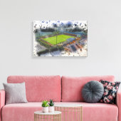 Bromley FC Hayes Lane Stadion Matchday Canvas Afdruk (Insitu (Woonkamer))