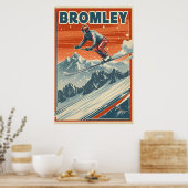 Bromley Mountain: Een ski-Poster Poster (Keuken)