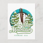 Bromley Mountain Peru Vermont US Ski Briefkaart (Voorkant)