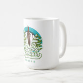 Bromley Mountain Peru Vermont US Ski logo Coffee M Koffiemok (Voorkant rechts)