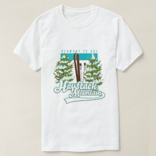 Bromley Mountain Peru Vermont US Ski logo T-shirt