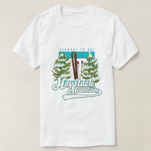 Bromley Mountain Peru Vermont US Ski logo T-shirt (Design voorkant)