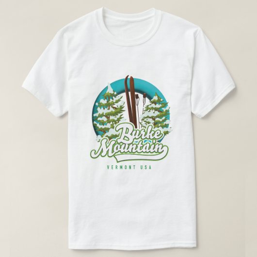 Bromley Mountain Peru Vermont US Ski logo T-Shirt (Design voorkant)
