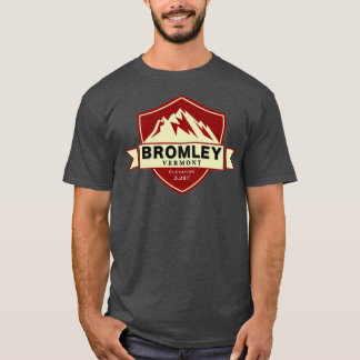 Bromley Mountain Ski Resort Area Vermont Sticker S T-shirt