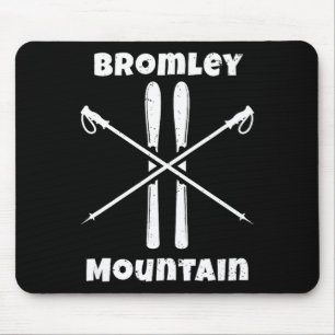 Bromley Mountain Vermont Skiër Skiën Skis Ski Dow Muismat