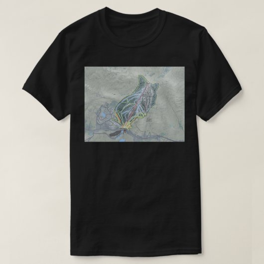 Bromley Resort Trail Map T-shirt (Design voorkant)