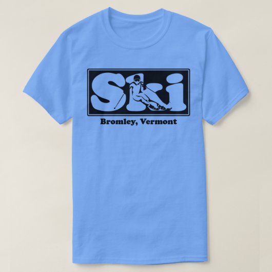Bromley Vermont SKI Graphic for Skiing your favori T-shirt (Design voorkant)