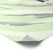 Bromley Vermont Skigebied Reisposter Poster (Hoek)