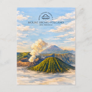 Bromo-vulkaan, Bromo Tengger Semeru N.P. Briefkaart