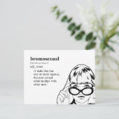 BROMOSEXUAL BRIEFKAART (Staand voorkant)