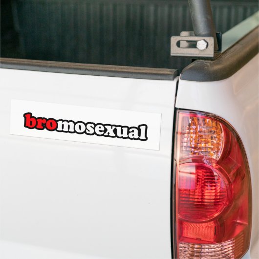 BROMOSEXUAL BUMPERSTICKER (Op Truck)