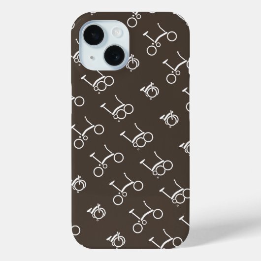 Brompton Black iPhone 7 Matte Hoesje (Achterkant)