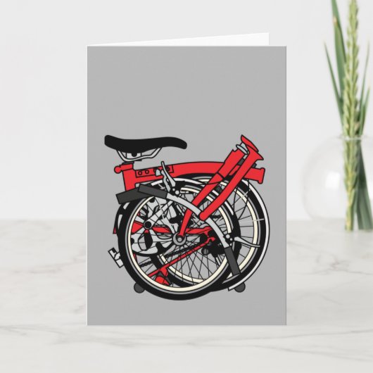 Brompton fiets gevouwen kaart (Voorkant)