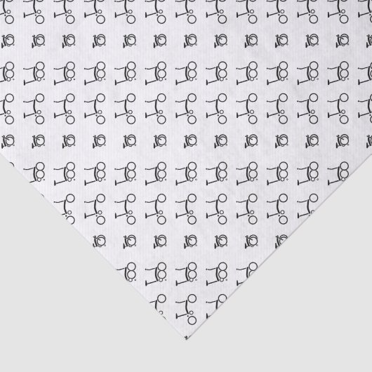 Brompton Folding Bike-fiets Tissuepapier (Detail)