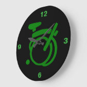 Brompton Racing Green Wall Clock Grote Klok (Hoek)