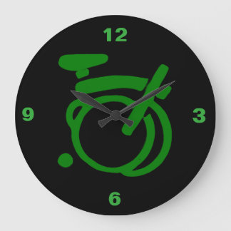 Brompton Racing Green Wall Clock Grote Klok