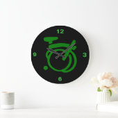 Brompton Racing Green Wall Clock Grote Klok (Huis)