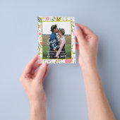 Bron: Bron: huwelijkscyclus florale foto bewaardat Flyer (Hand)