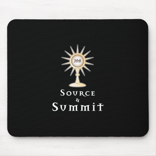 Bron en Top: Heilige Eucharistisch Muismat (Voorkant)