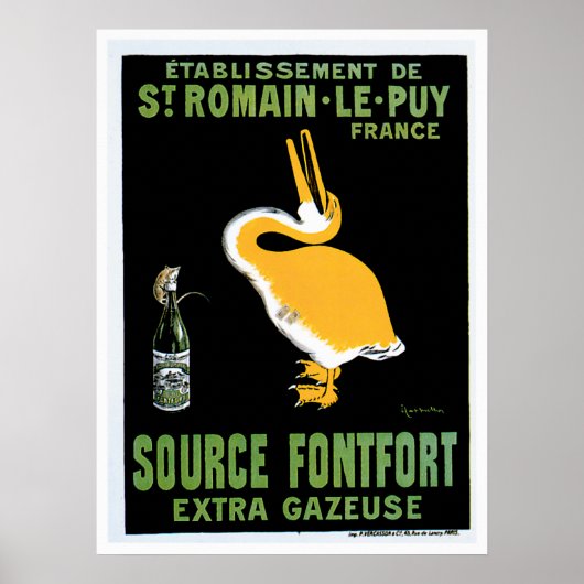Bron: Fontfort Champagne  Drink en kunst Poster (Voorkant)