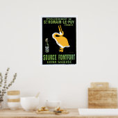 Bron: Fontfort Champagne  Drink en kunst Poster (Keuken)
