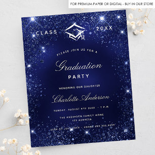 Bron: "Graduparty navy blue budget" Flyer