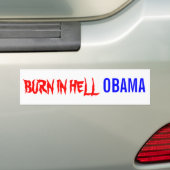 BRON IN HELL, OBAMA BUMPERSTICKER (Op auto)