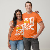 BRON ME NIET ALS JE ME NIET WEET... T-shirt. T-shirt (Unisex)