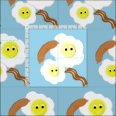 Bron: Novelty Fried Eggs Sause Bacon Fun Print Stof (Delen)