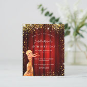 Bron: Red Gold glitter jurk film (Staand voorkant)