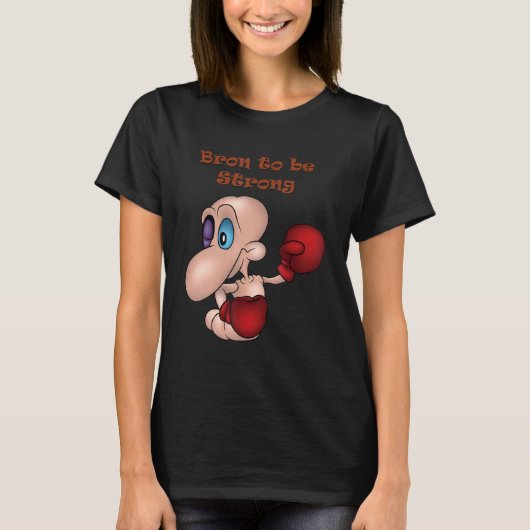 Bron: Sterke boxer boxer boxing boxing handschoene T-shirt (Voorkant)