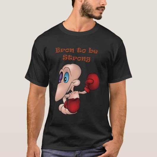 Bron: Sterke boxer boxer boxing boxing handschoene T-shirt (Voorkant)