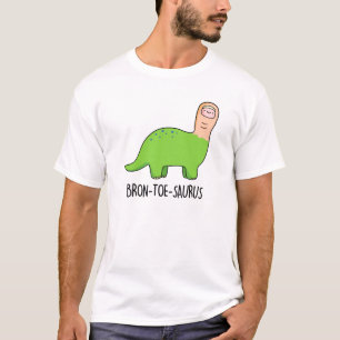 Bron-toe-saurus Grappige Dinosaurus Pun T-shirt