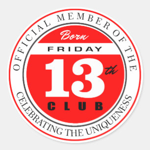 Bron: Vrijdag 13e club Ronde Sticker
